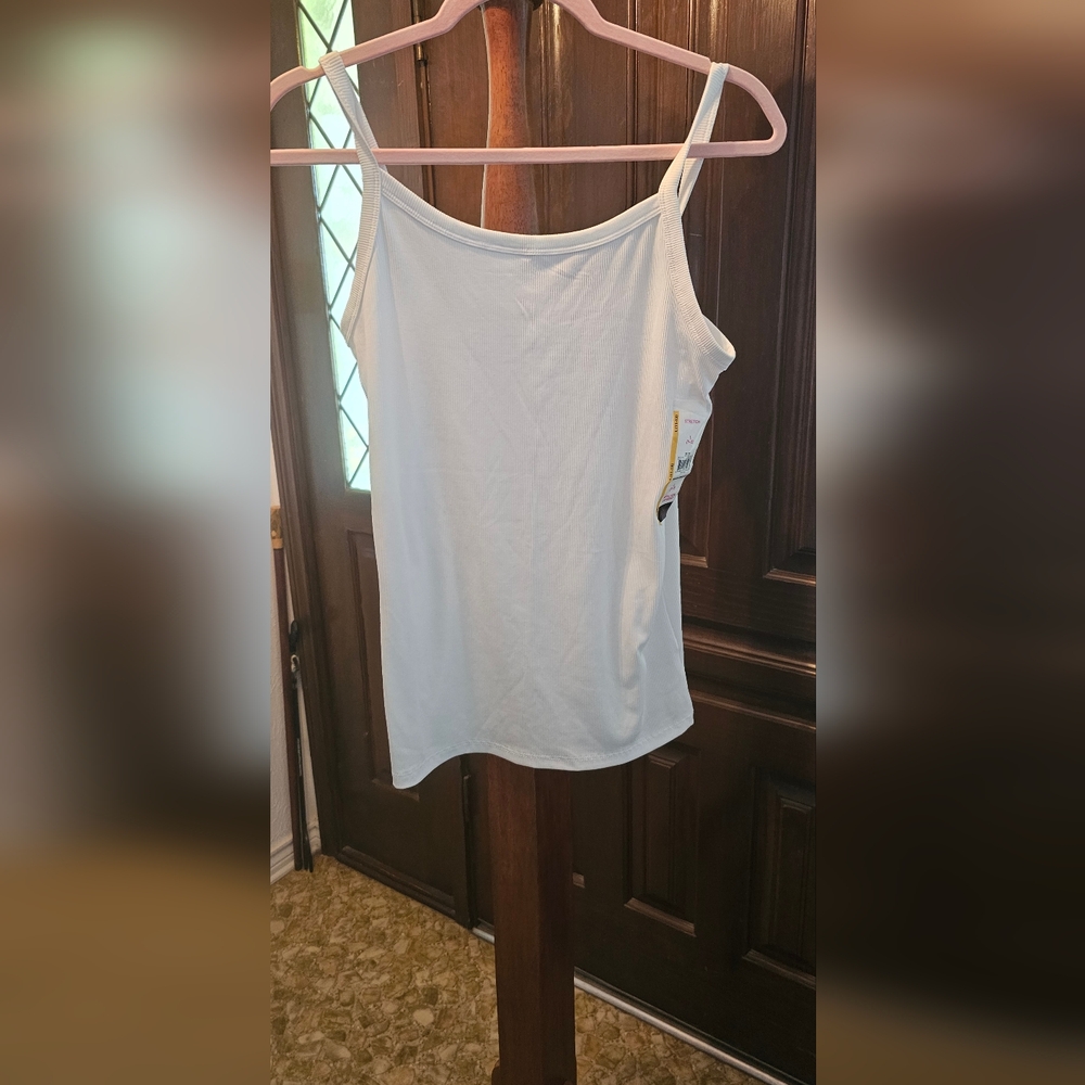 NOBO White Spaghetti Strap Camisole